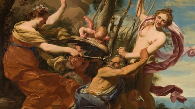 Time defeated by Hope and Beauty by Simon Vouet